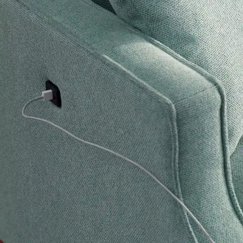 Causeuse moderne avec port de recharge USB