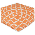 Majestic Home Goods Pouf Ottoman Treillis Intérieur Extérieur 68,5 cm L x 68,5 cm l x 43 cm H