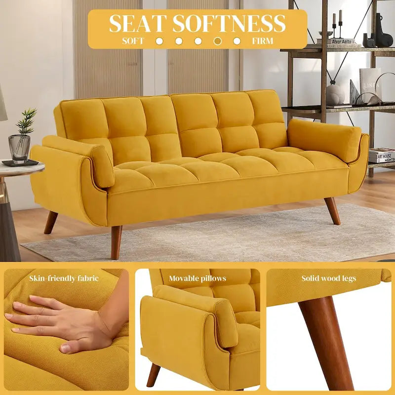 Canapé pour salon, Causeuse Futons pour petit espace, chambre, appartement, studio