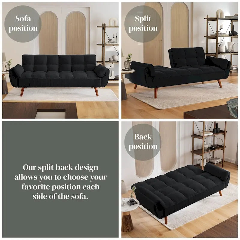 Canapé pour salon, Causeuse Futons pour petit espace, chambre, appartement, studio