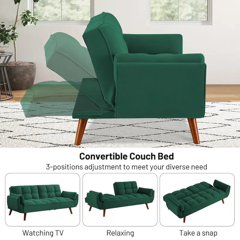 Canapé pour salon, Causeuse Futons pour petit espace, chambre, appartement, studio