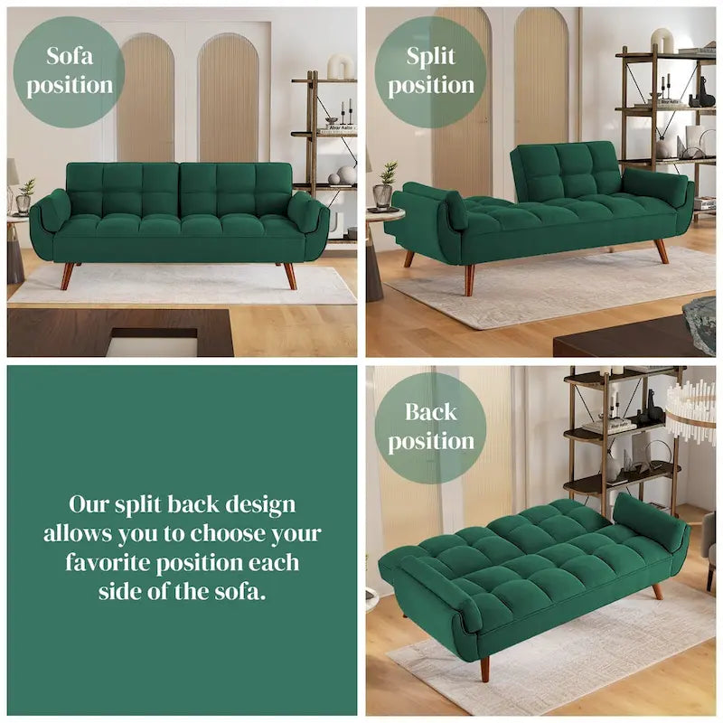 Canapé pour salon, Causeuse Futons pour petit espace, chambre, appartement, studio