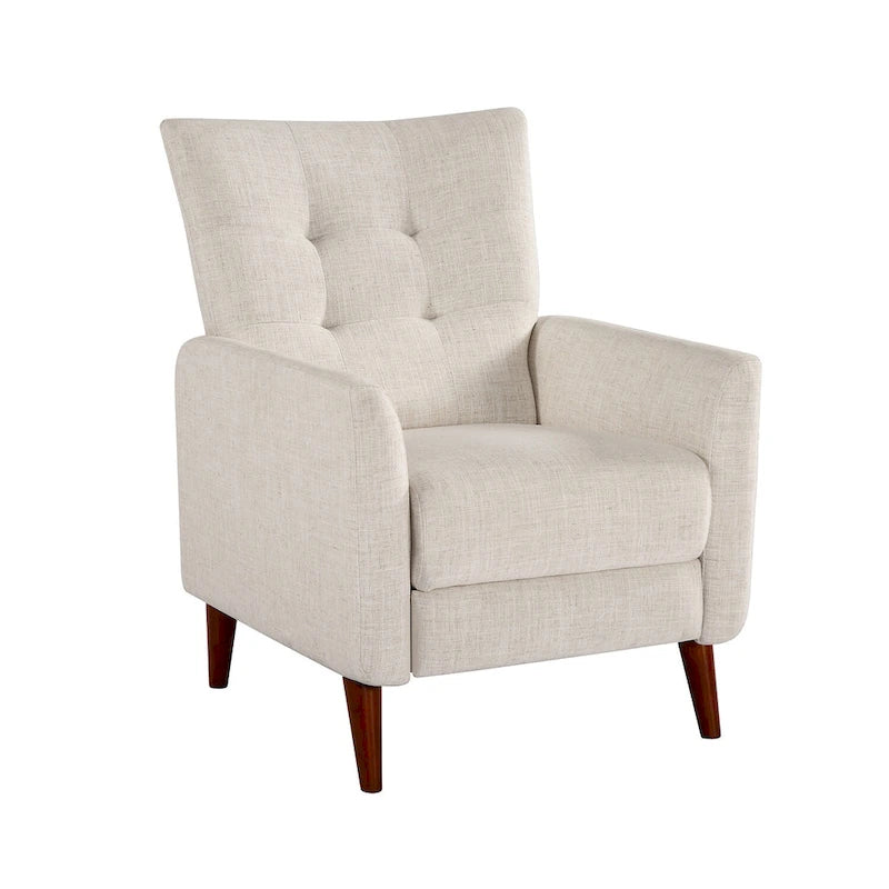 Fauteuil inclinable manuel Aurora Comfy avec base en bois