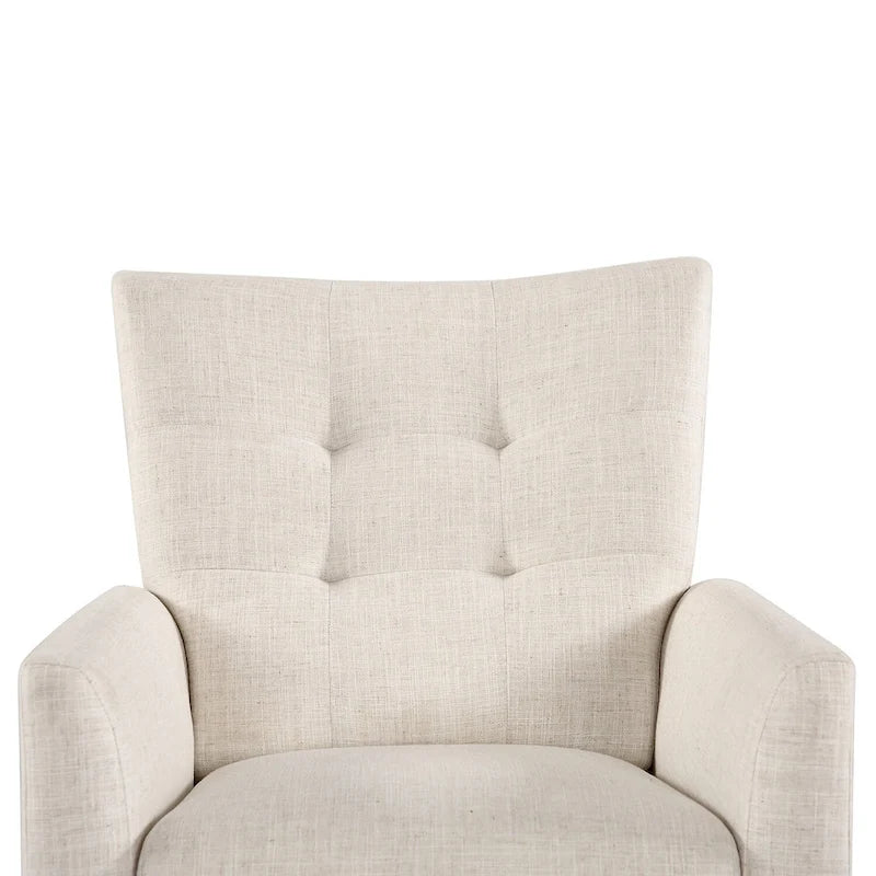 Fauteuil inclinable manuel Aurora Comfy avec base en bois