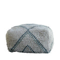 Pouf en Laine et Coton de Nouvelle-Zélande