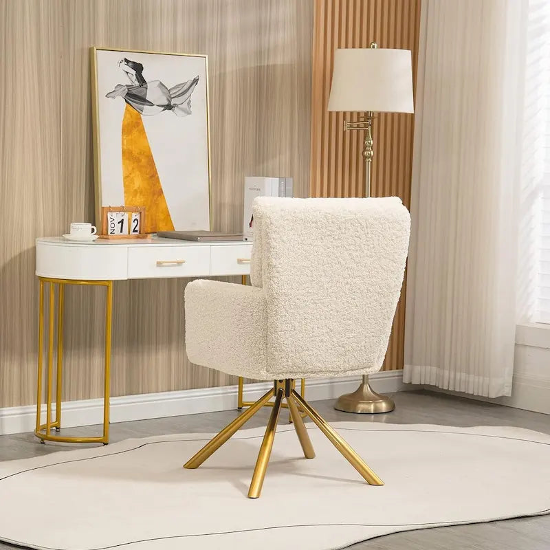 Chaise pivotante Howtai pour salon, cuisine, salle à manger