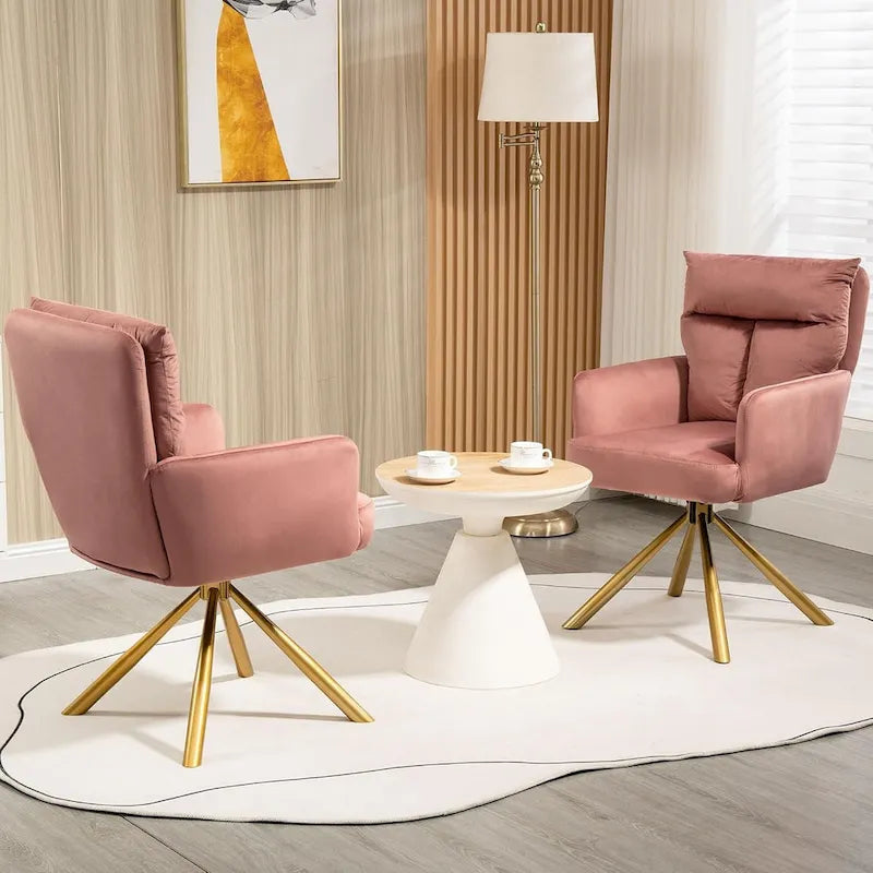 Chaise pivotante Howtai pour salon, cuisine, salle à manger