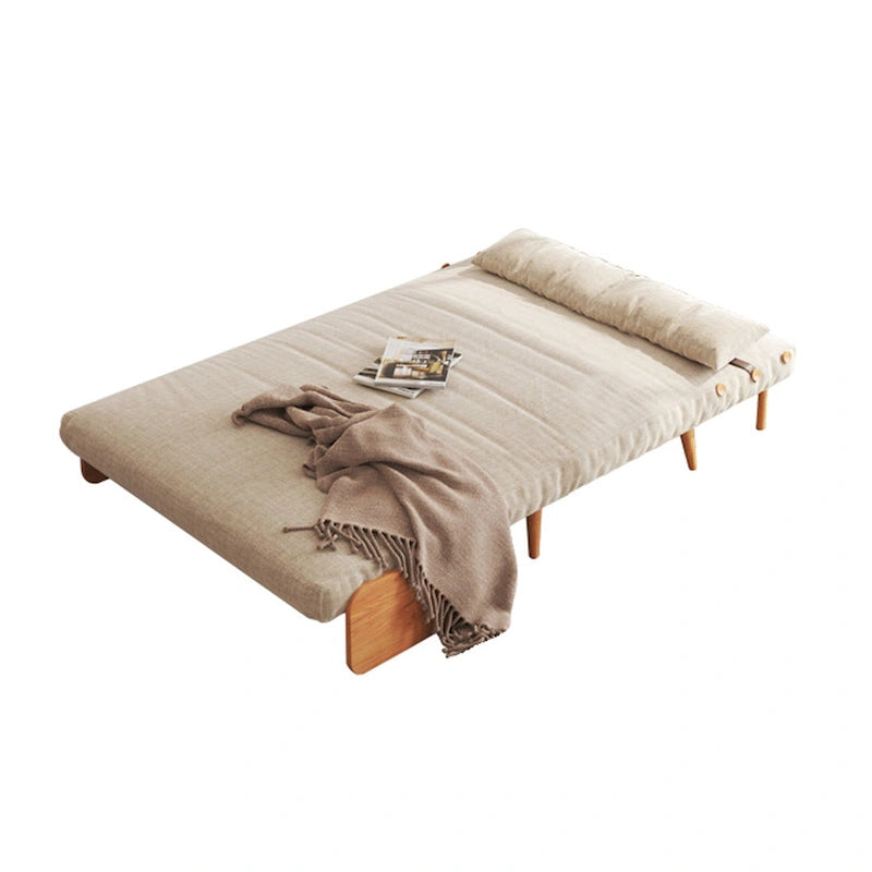 JASIWAY Canapé-lit deux places rembourré 43,3 po, Beige