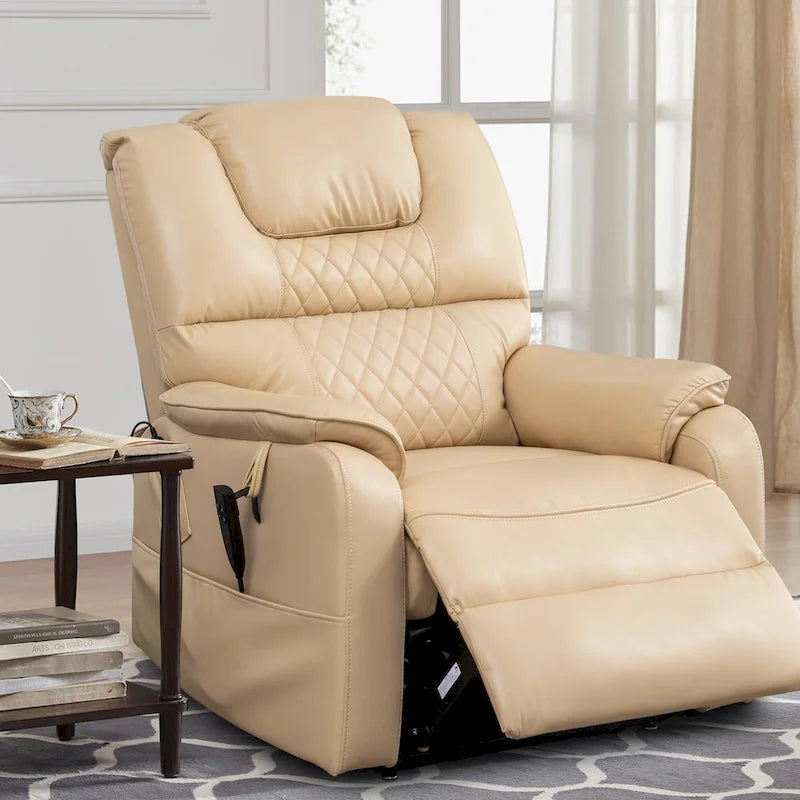 Fauteuil inclinable électrique double à levage de puissance de 35,5 W, massage et chauffage, 180 degrés