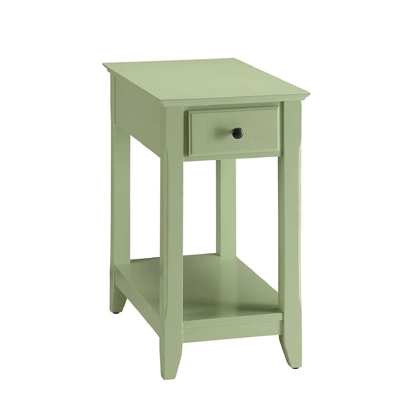Table d'appoint en bois avec 1 tiroir
