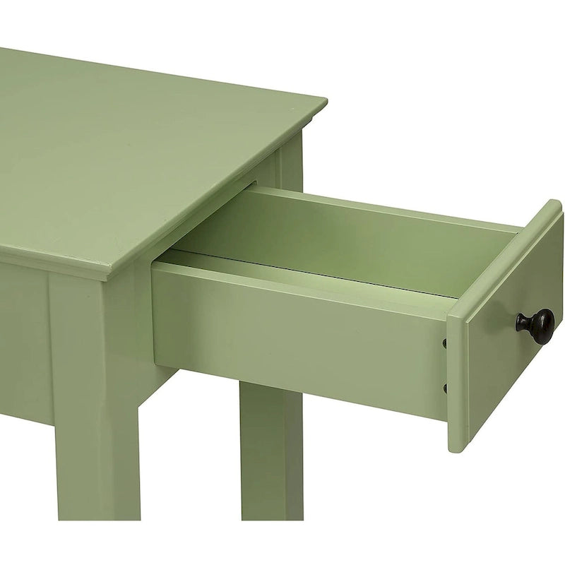 Table d'appoint en bois avec 1 tiroir