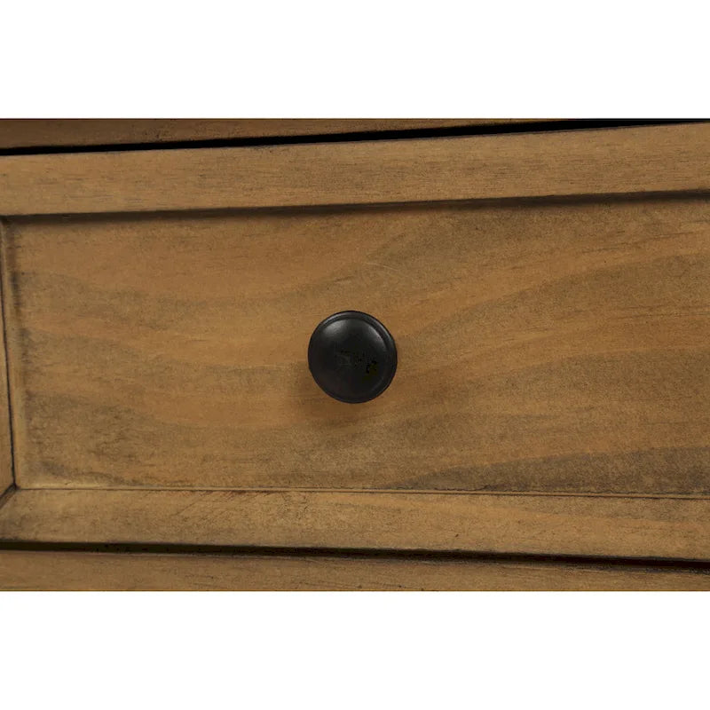Console Table Table d'appoint Montage facile avec deux tiroirs de rangement et étagère inférieure pour le salon, l'entrée