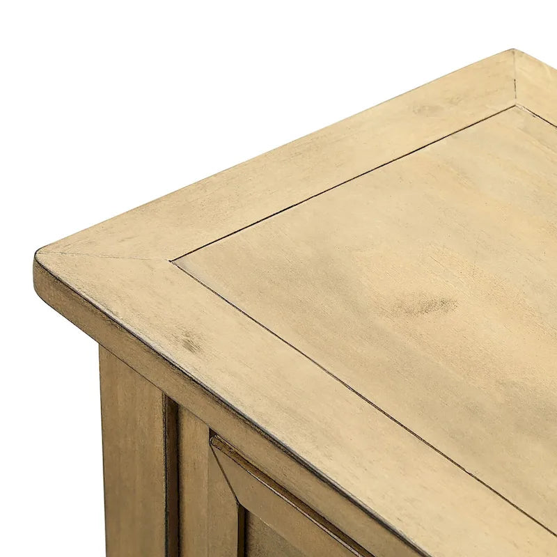 Console Table Table d'appoint Montage facile avec deux tiroirs de rangement et étagère inférieure pour le salon, l'entrée