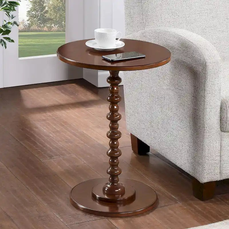Table ronde à brochettes Palm Beach de Convenience Concepts