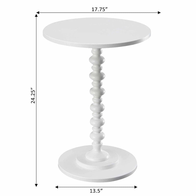 Table ronde à brochettes Palm Beach de Convenience Concepts