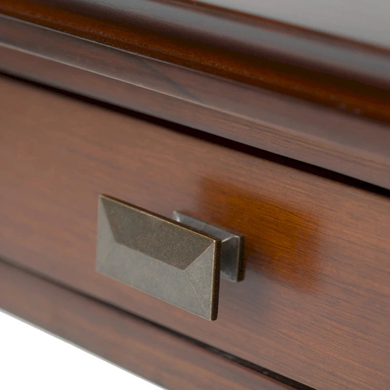 WYNDENHALL Stratford Table d'appoint carrée de style transitoire en BOIS MASSIF de 21 po de largeur