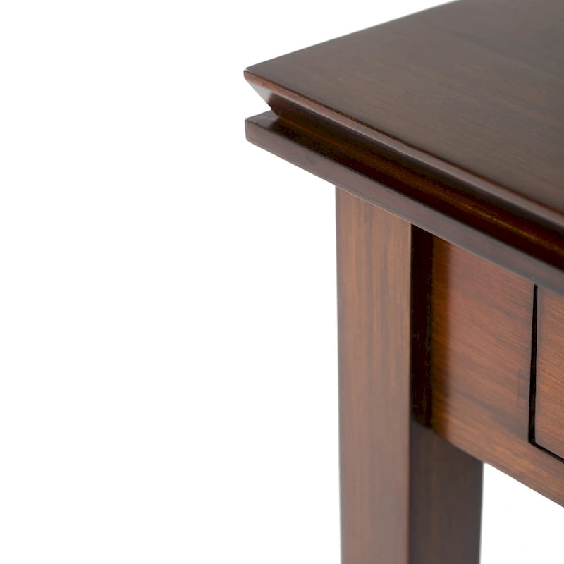 WYNDENHALL Stratford Table d'appoint carrée de style transitoire en BOIS MASSIF de 21 po de largeur