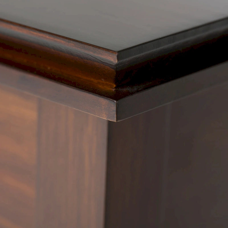 WYNDENHALL Stratford Table d'appoint carrée de style transitoire en BOIS MASSIF de 21 po de largeur