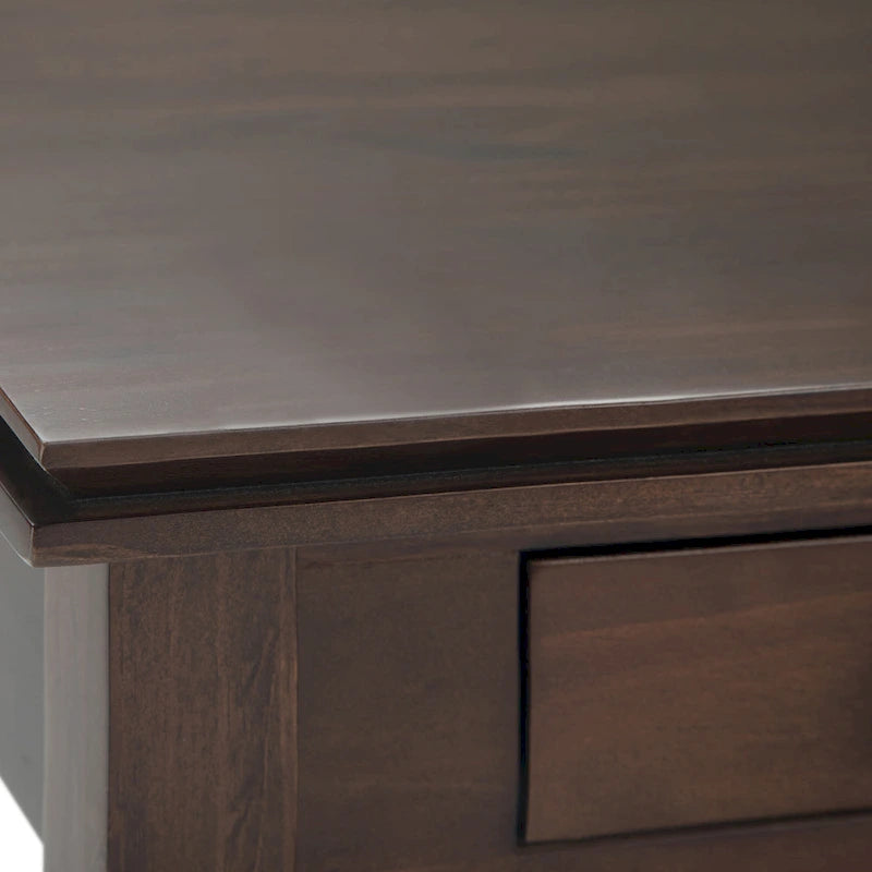 WYNDENHALL Stratford Table d'appoint carrée de style transitoire en BOIS MASSIF de 21 po de largeur