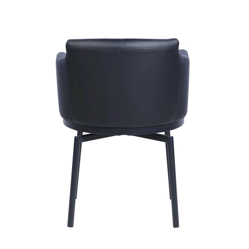 Somette Modern Club Arm Chair avec pivot à mémoire, ensemble de 2