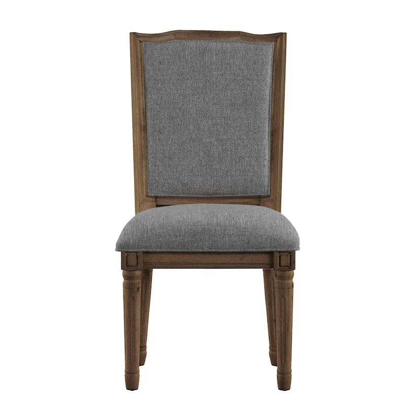 Chaises de salle à manger en lin Deana Ornate (Lot de 2) par iNSPIRE Q Artisan