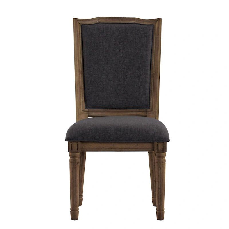 Chaises de salle à manger en lin Deana Ornate (Lot de 2) par iNSPIRE Q Artisan