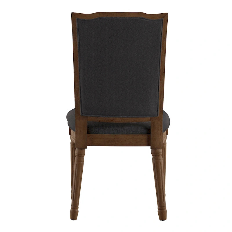 Chaises de salle à manger en lin Deana Ornate (Lot de 2) par iNSPIRE Q Artisan