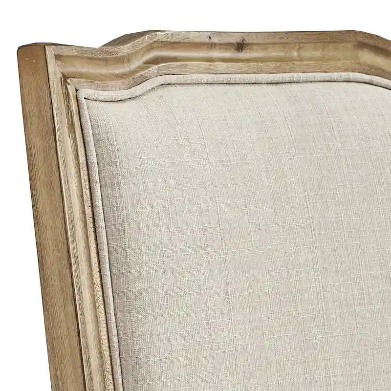 Chaises de salle à manger en lin Deana Ornate (Lot de 2) par iNSPIRE Q Artisan