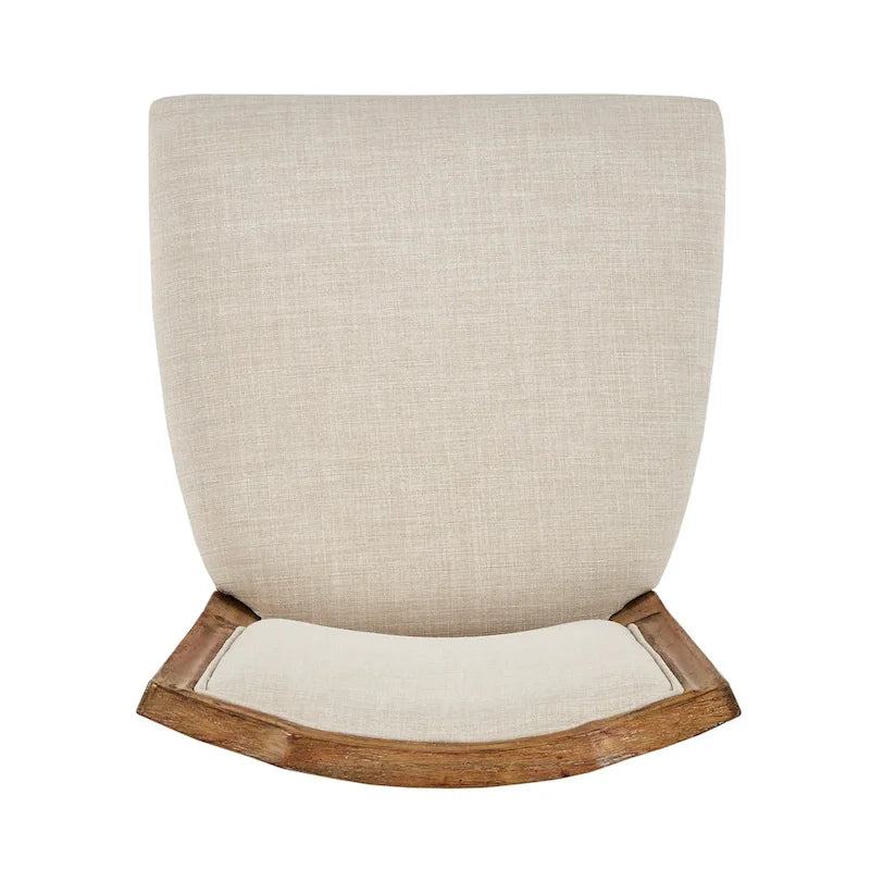 Chaises de salle à manger en lin Deana Ornate (Lot de 2) par iNSPIRE Q Artisan