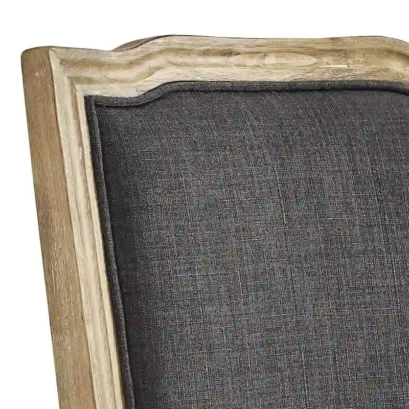 Chaises de salle à manger en lin Deana Ornate (Lot de 2) par iNSPIRE Q Artisan