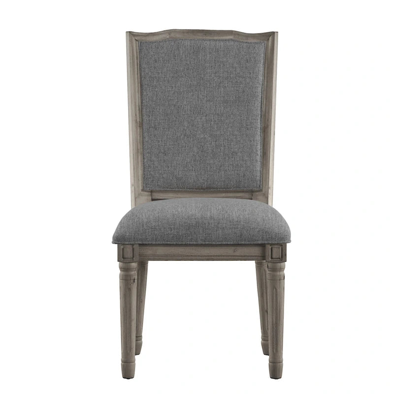 Chaises de salle à manger en lin Deana Ornate (Lot de 2) par iNSPIRE Q Artisan