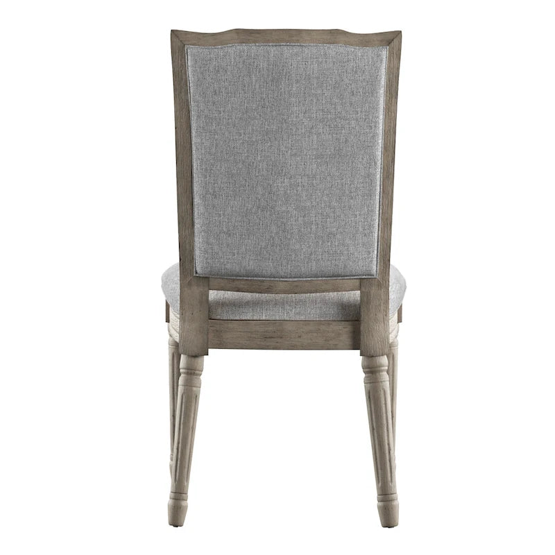 Chaises de salle à manger en lin Deana Ornate (Lot de 2) par iNSPIRE Q Artisan
