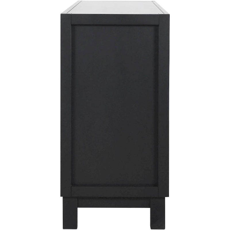 Meuble buffet 4 portes Grand espace de rangement Bahut Salon Salle à manger