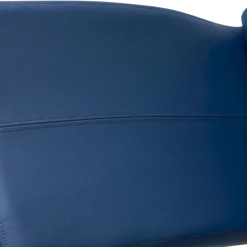 Lot de 4 chaises de salle à manger modernes, chaise d'appoint à dossier haut avec pieds en métal chromé en forme de C