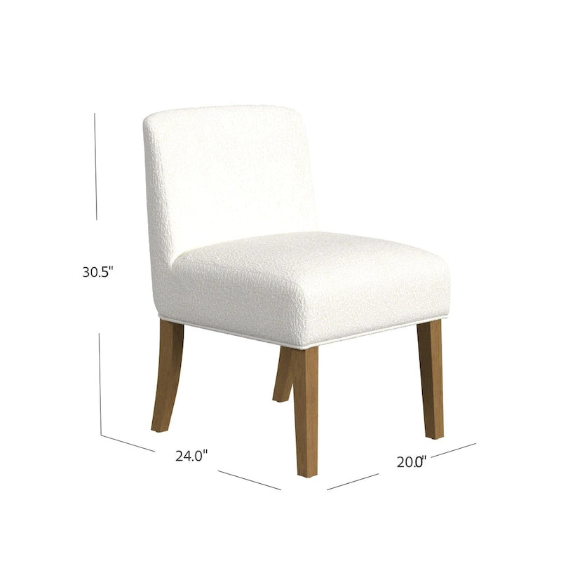 Chaise de salle à manger rembourrée HomePop - Lot individuel