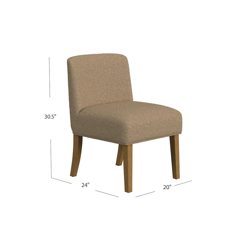 Chaise de salle à manger rembourrée HomePop - Lot individuel