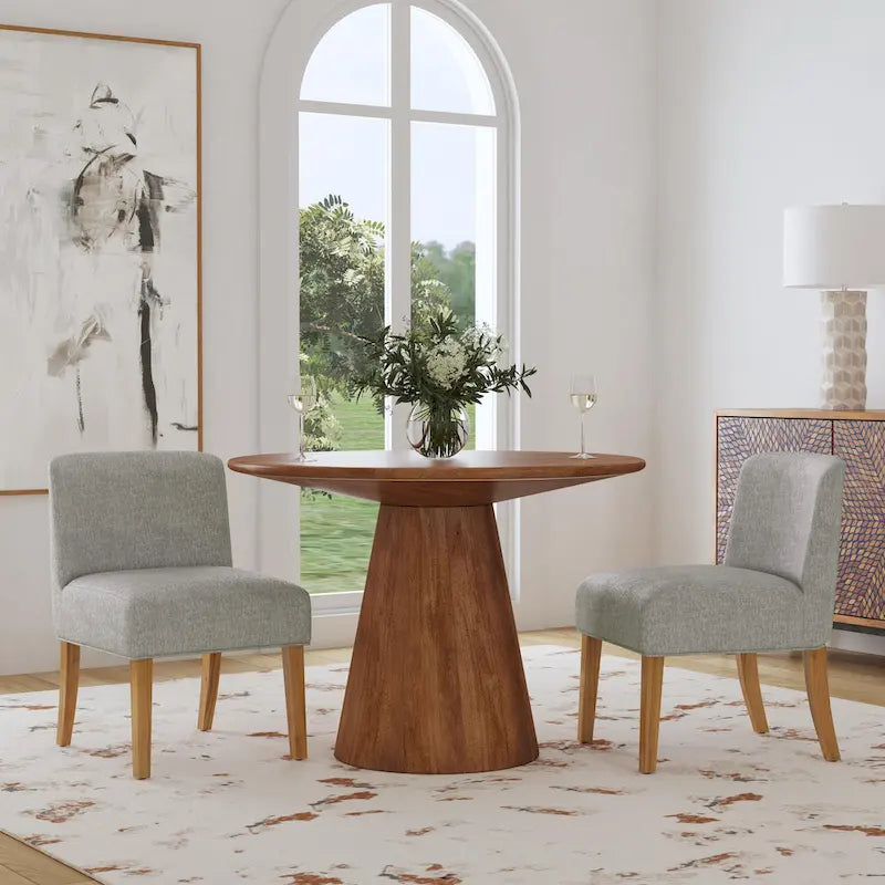 Chaise de salle à manger rembourrée HomePop - Lot individuel