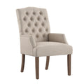 Chaise de salle à manger capitonnée avec accoudoirs Benchwright Premium par iNSPIRE Q Artisan