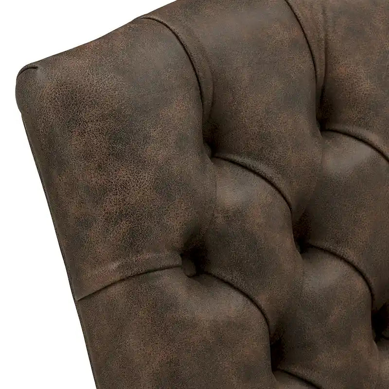 Chaise de salle à manger capitonnée avec accoudoirs Benchwright Premium par iNSPIRE Q Artisan