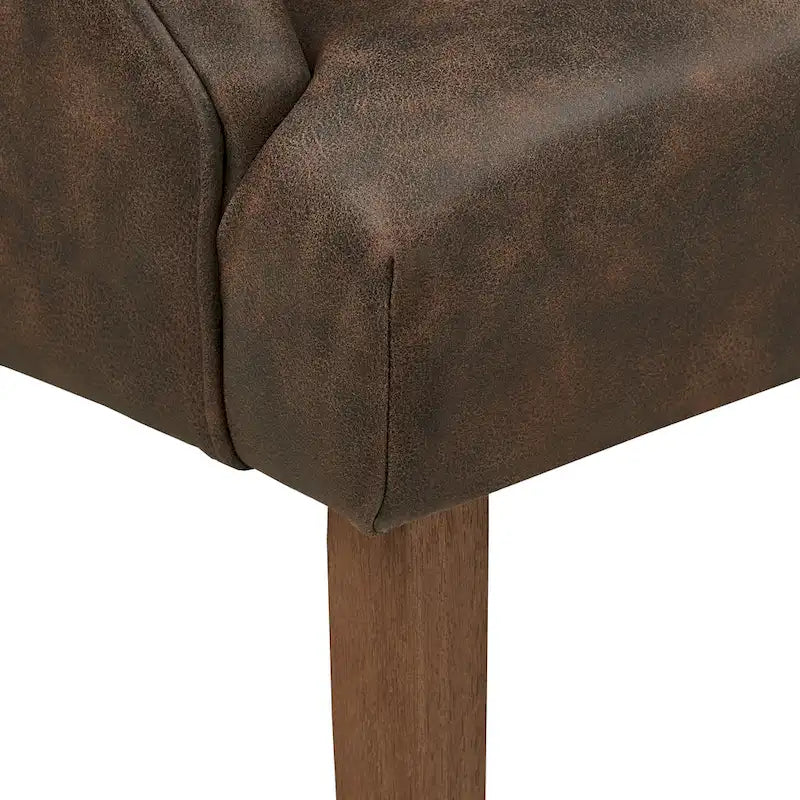 Chaise de salle à manger capitonnée avec accoudoirs Benchwright Premium par iNSPIRE Q Artisan