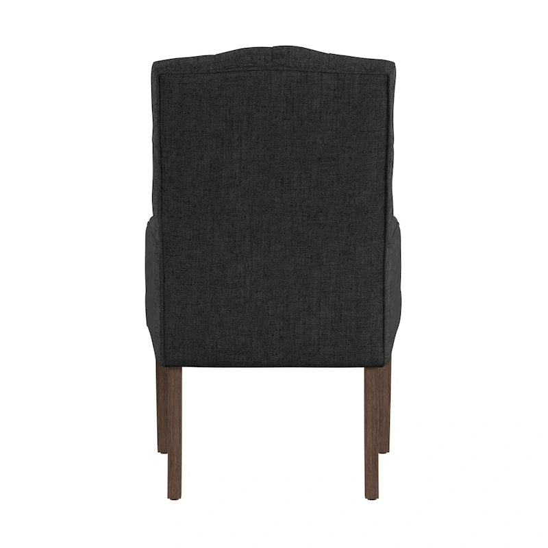 Chaise de salle à manger capitonnée avec accoudoirs Benchwright Premium par iNSPIRE Q Artisan