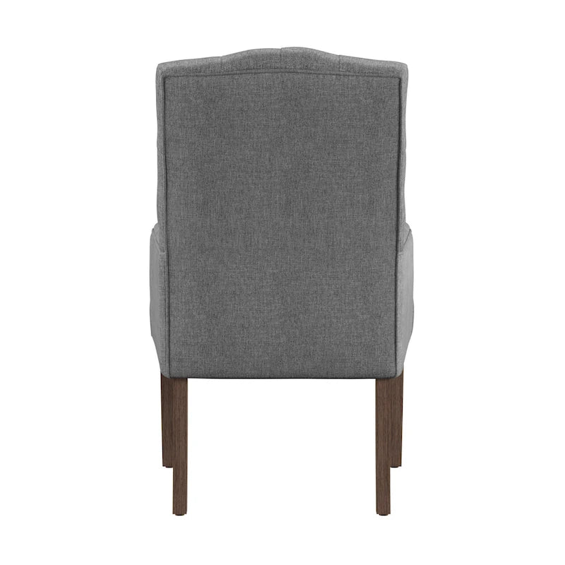 Chaise de salle à manger capitonnée avec accoudoirs Benchwright Premium par iNSPIRE Q Artisan