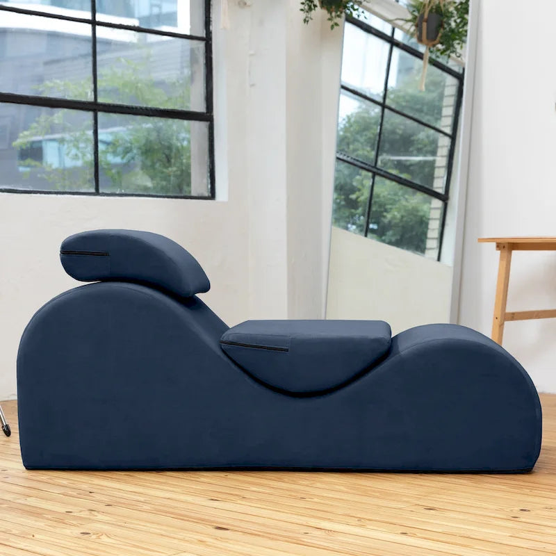 Avana Luvu Lounger - Chaise longue pour le yoga, l'exercice, les étirements, les massages et plus encore - Noyau en mousse haute densité