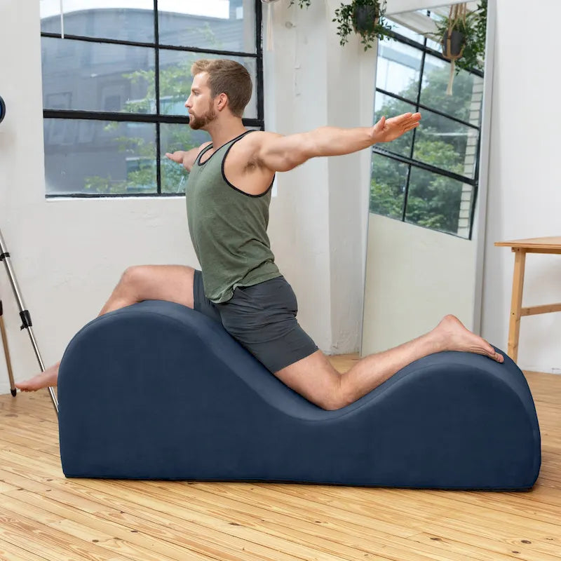 Avana Luvu Lounger - Chaise longue pour le yoga, l'exercice, les étirements, les massages et plus encore - Noyau en mousse haute densité