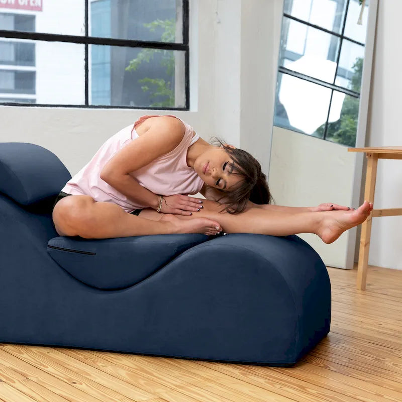 Avana Luvu Lounger - Chaise longue pour le yoga, l'exercice, les étirements, les massages et plus encore - Noyau en mousse haute densité