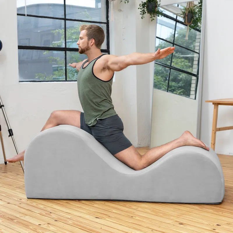 Avana Luvu Lounger - Chaise longue pour le yoga, l'exercice, les étirements, les massages et plus encore - Noyau en mousse haute densité