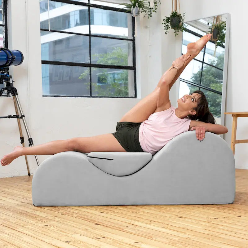 Avana Luvu Lounger - Chaise longue pour le yoga, l'exercice, les étirements, les massages et plus encore - Noyau en mousse haute densité