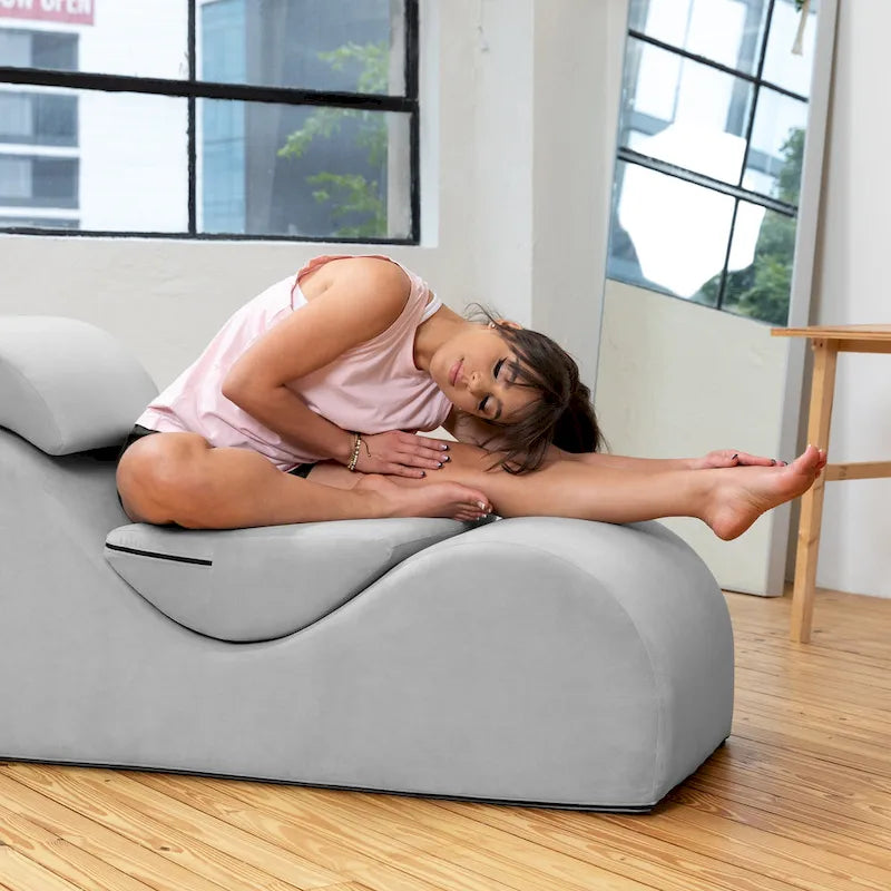 Avana Luvu Lounger - Chaise longue pour le yoga, l'exercice, les étirements, les massages et plus encore - Noyau en mousse haute densité