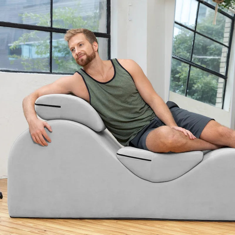 Avana Luvu Lounger - Chaise longue pour le yoga, l'exercice, les étirements, les massages et plus encore - Noyau en mousse haute densité