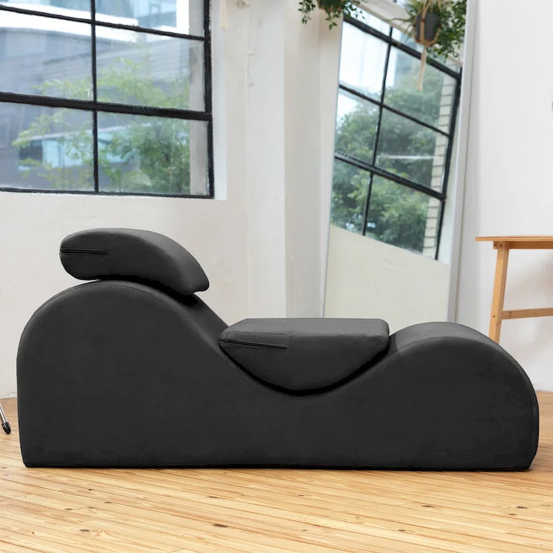 Avana Luvu Lounger - Chaise longue pour le yoga, l'exercice, les étirements, les massages et plus encore - Noyau en mousse haute densité